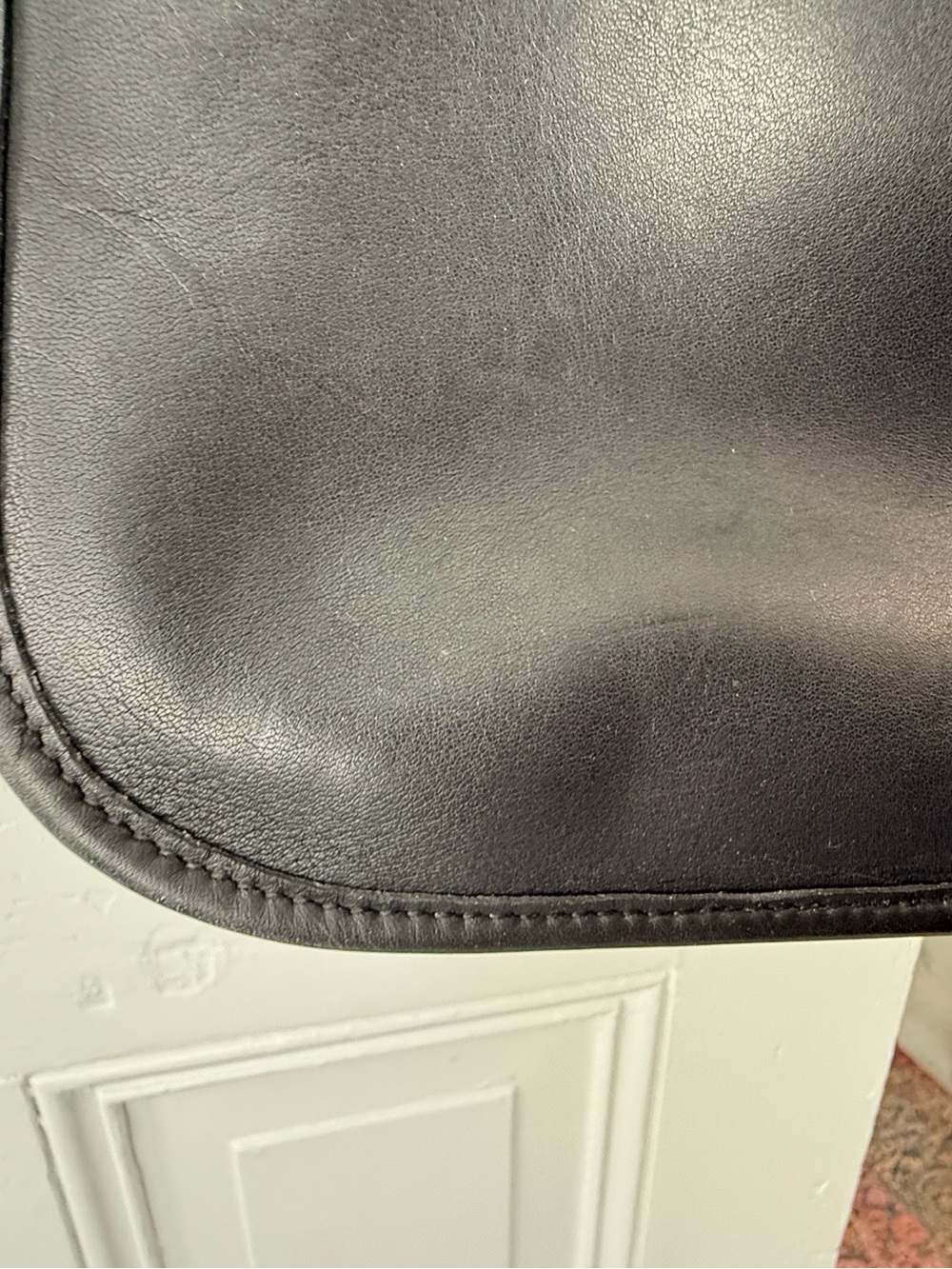 Coach Black Leather Crossbody Bag with Gold Hardware - Picture 15 of 16